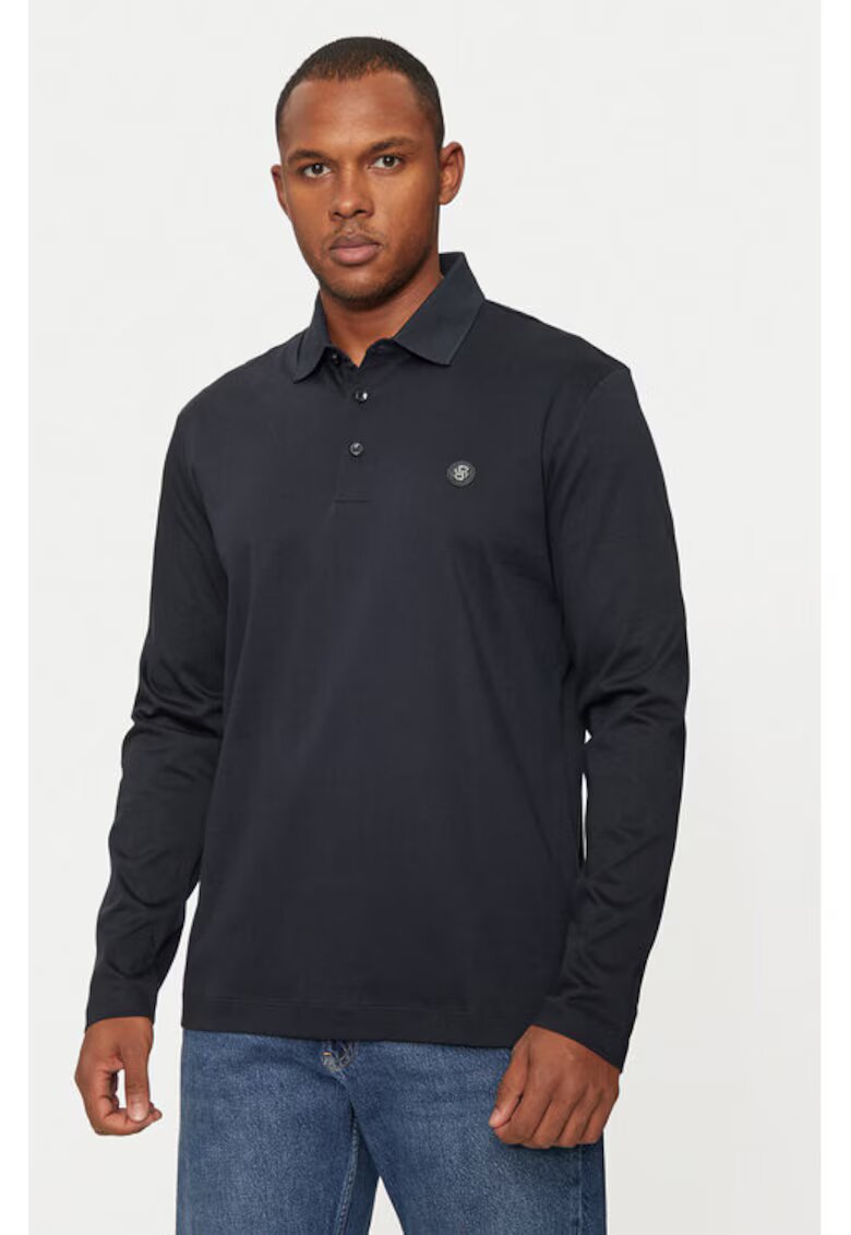 BOSS Tricou barbati - 304237959 - Bumbac - Albastru - Albastru