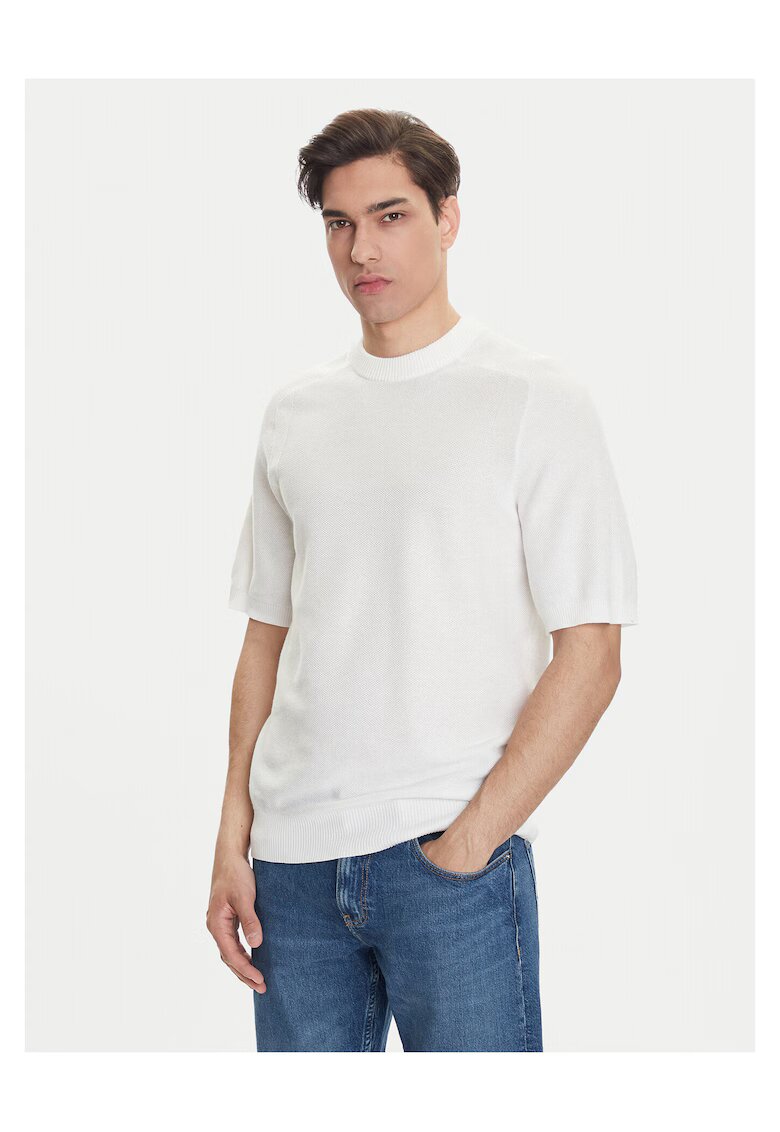 BOSS Tricou barbati alb