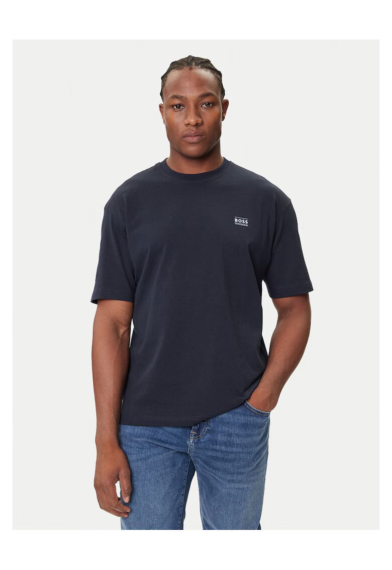 BOSS Tricou barbati - bleumarin