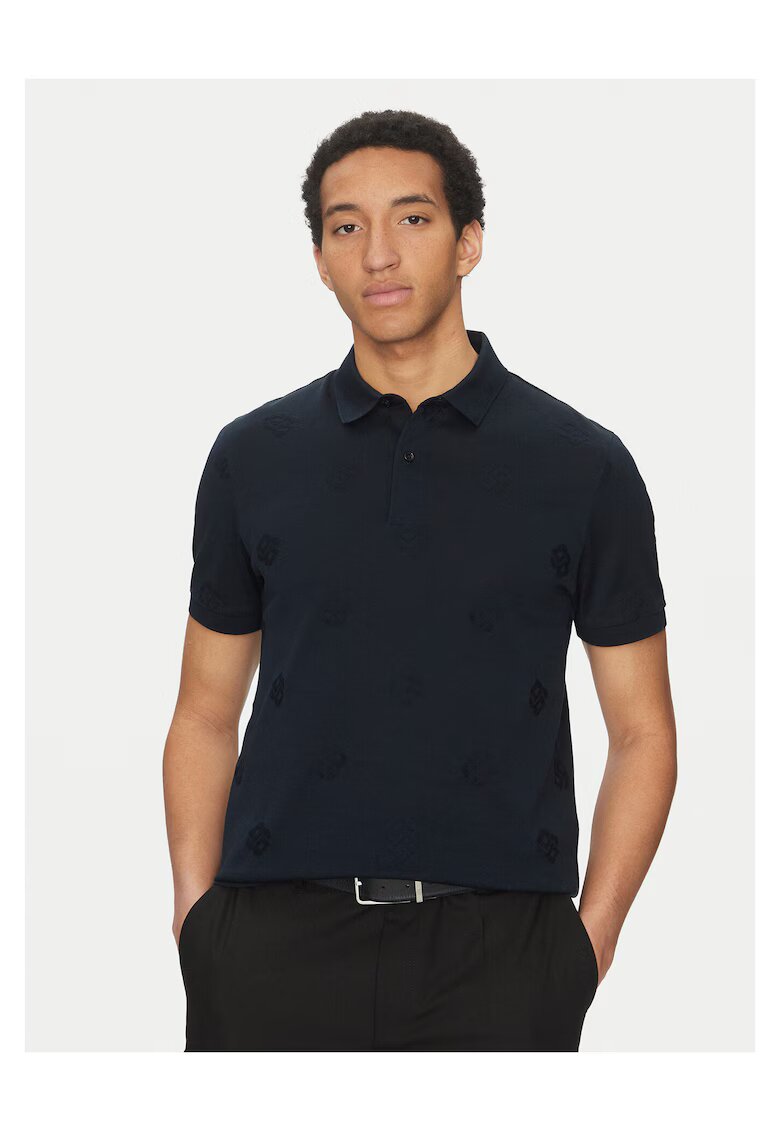 BOSS Tricou barbati bleumarin