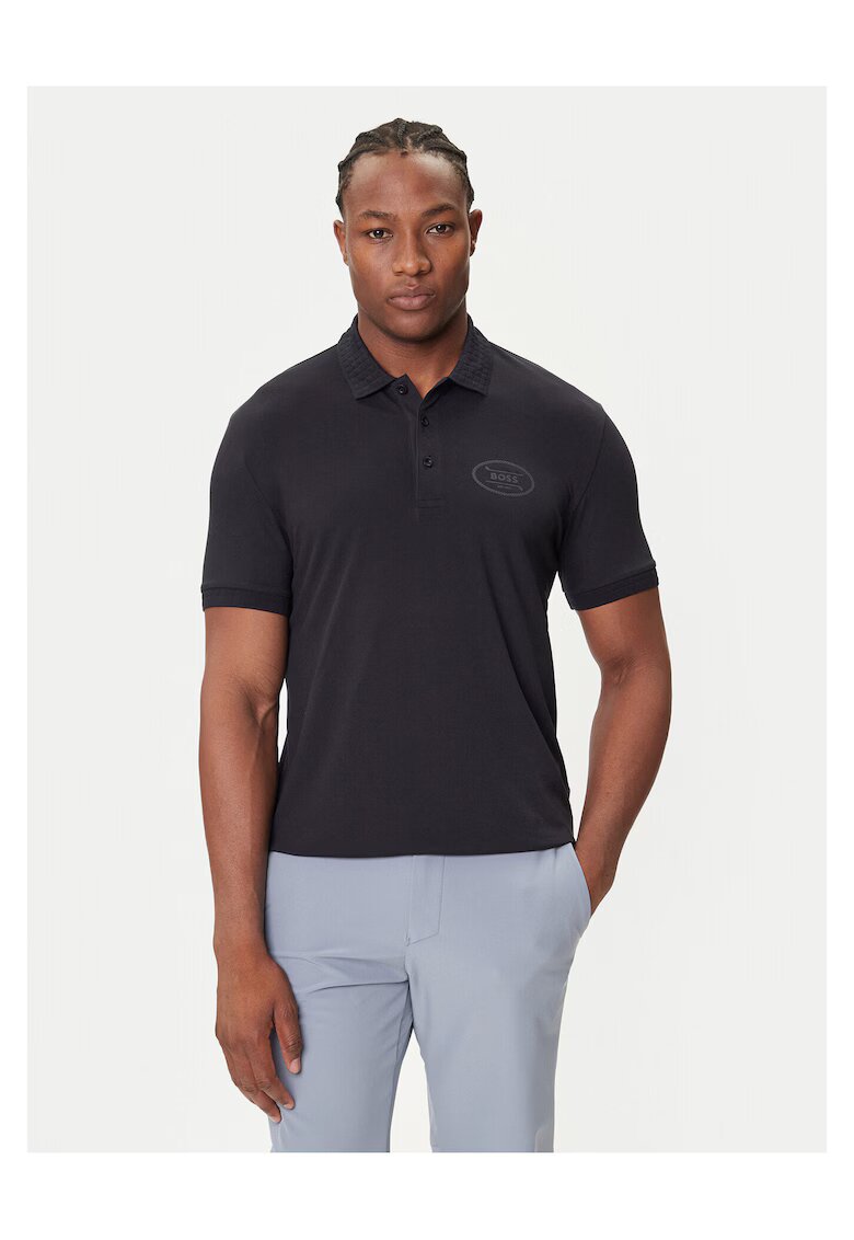 BOSS Tricou barbati - negru - bumbac