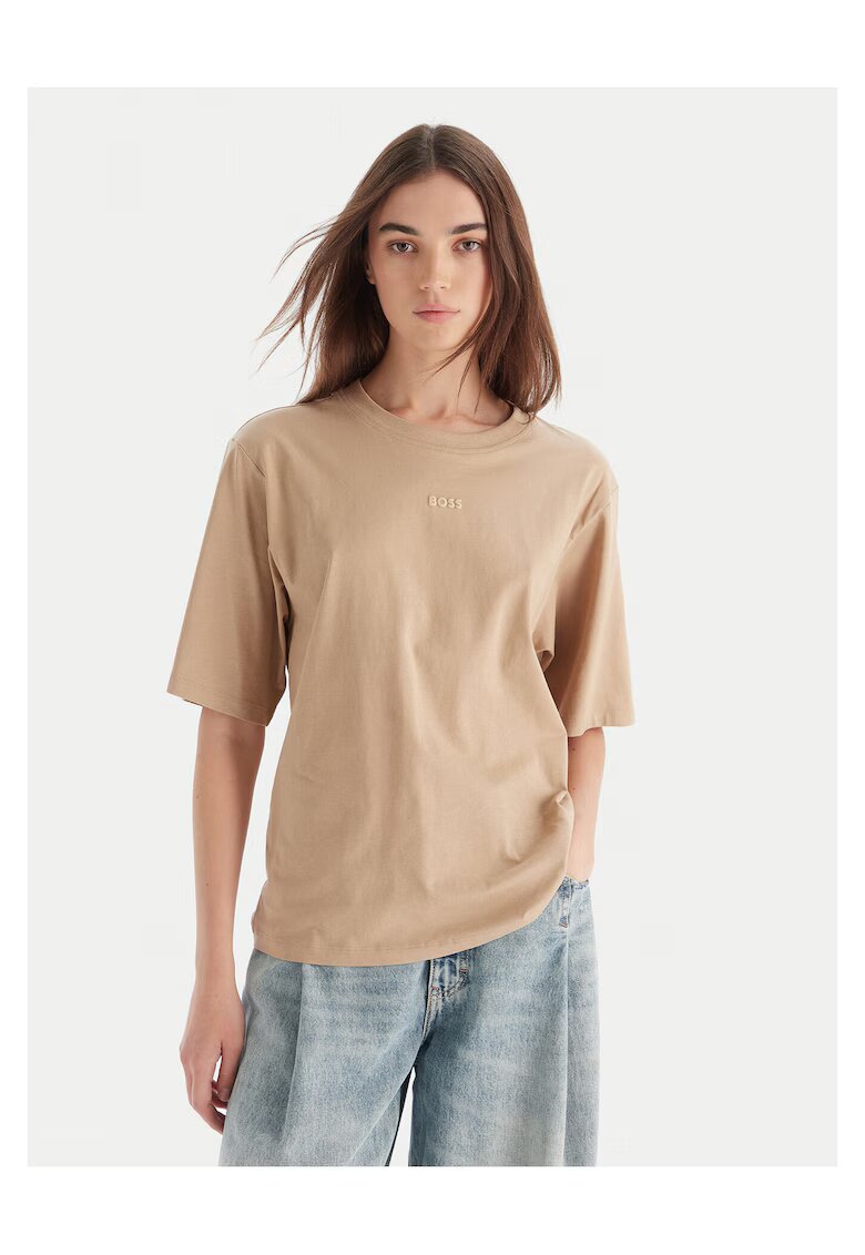 BOSS Tricou - Bej - Dama