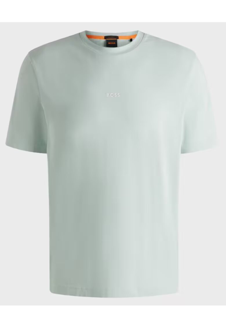 BOSS Tricou casual din bumbac - Mint
