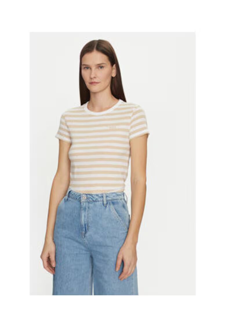 BOSS Tricou dama - Bumbac - Bej