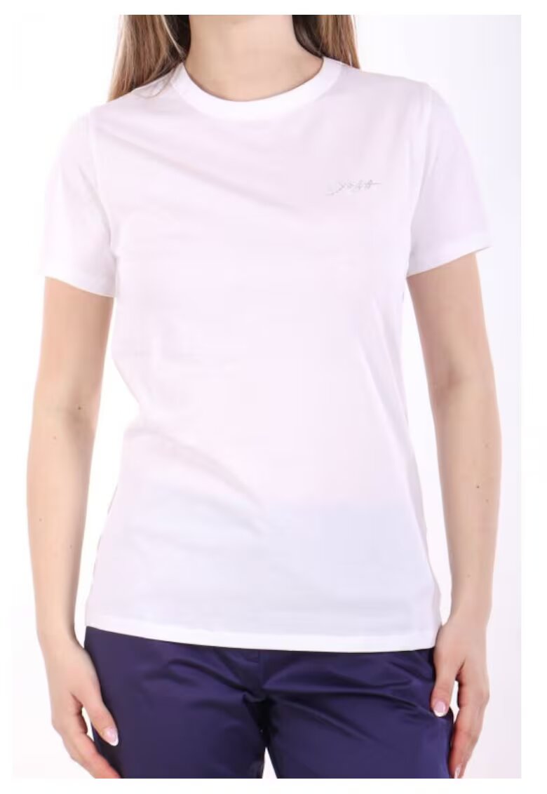 BOSS Tricou dama C_ELOGO_PRINT_7 - Bumbac - Alb