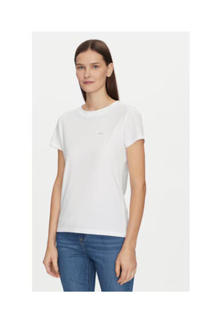 BOSS Tricou dama - Ecru - Ecru