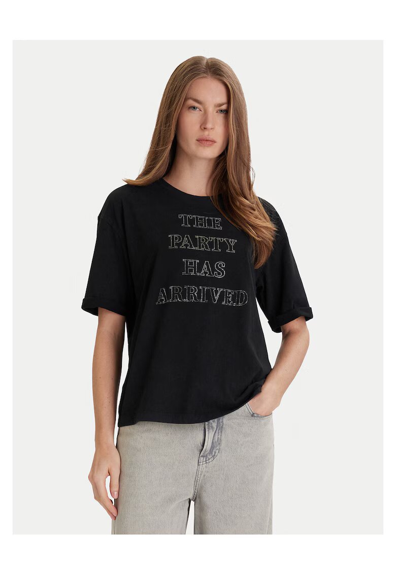 BOSS Tricou dama negru