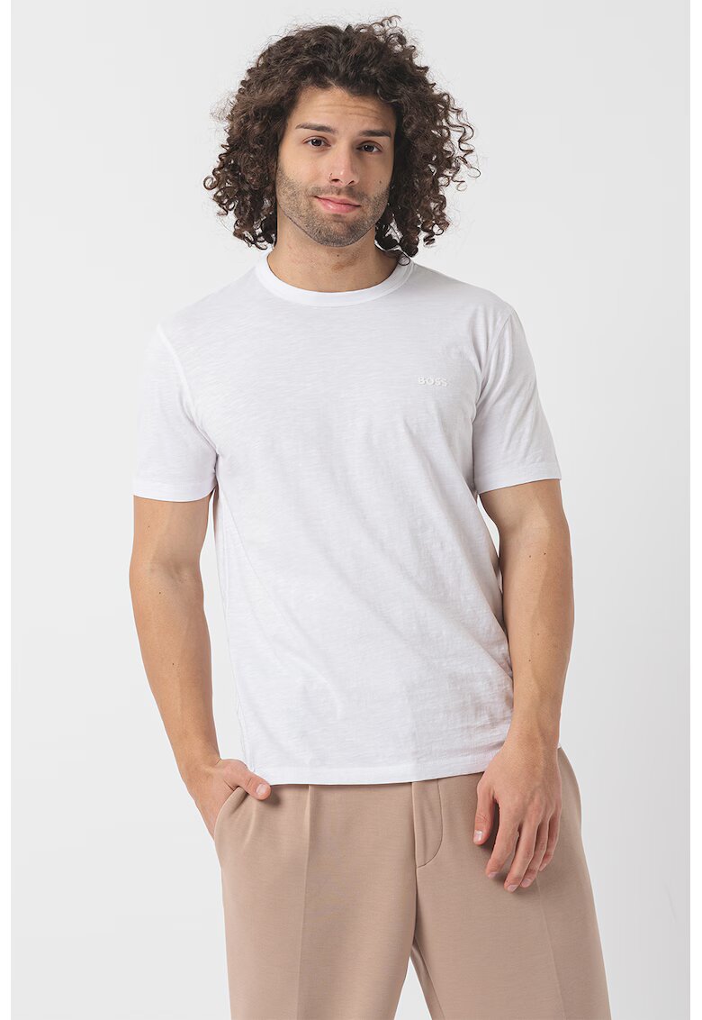 BOSS Tricou din bumbac Tegood - Alb