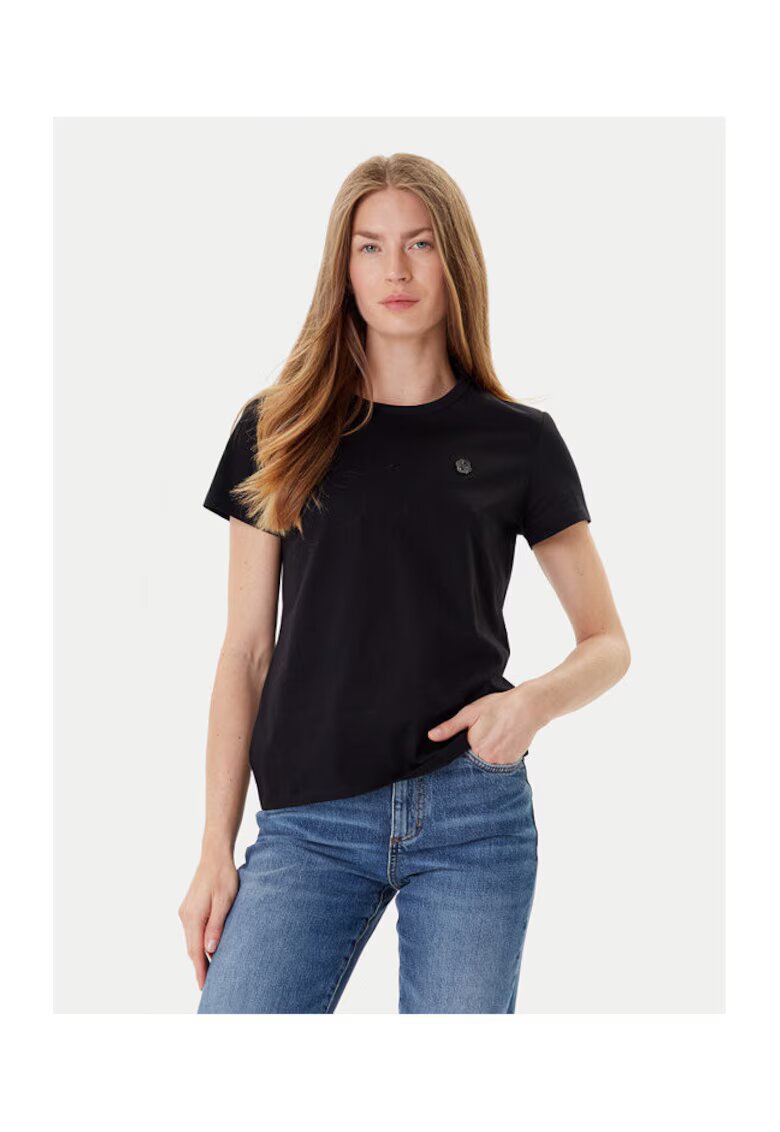 BOSS Tricou negru - Negru