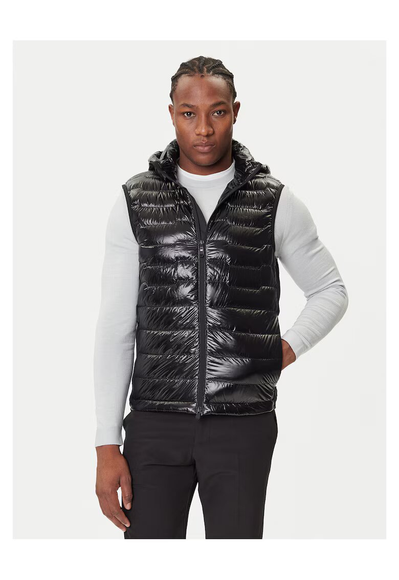 BOSS Vesta barbateasca neagra -