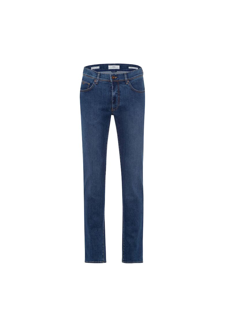 Brax Blugi cu talie joasa si regular fit - Albastru
