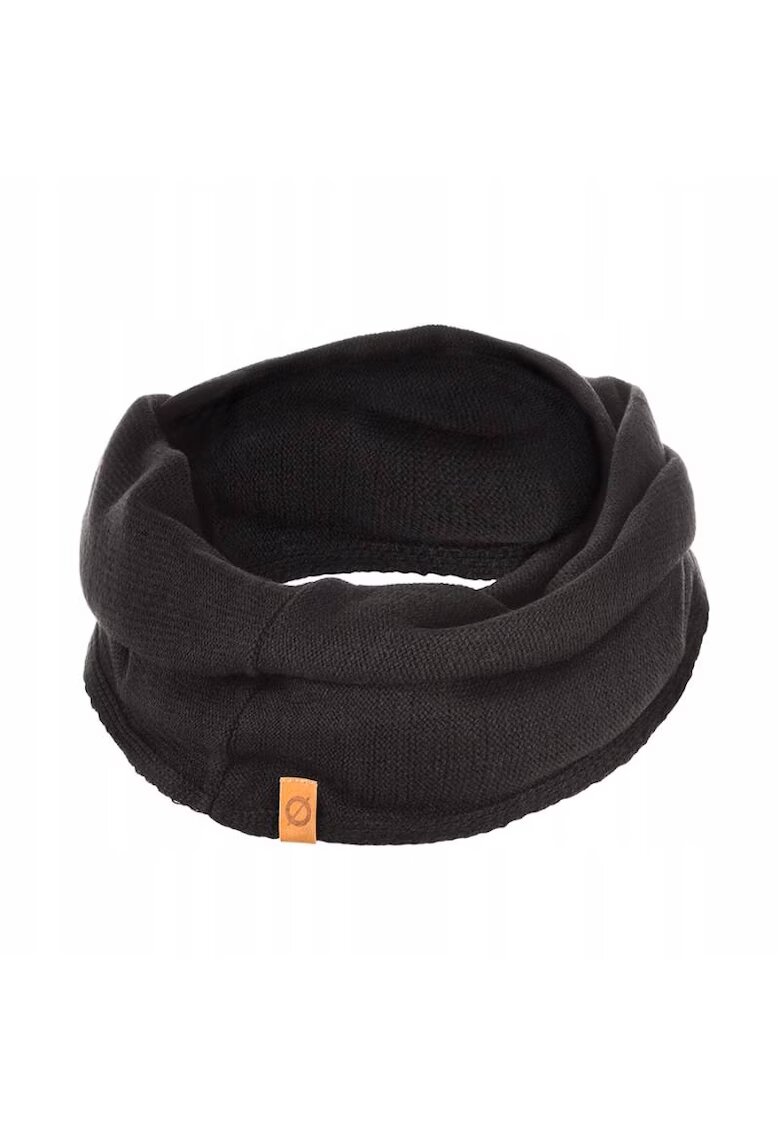 Broedrene Fular tubular barbati Brodrene - Acril - 78x40 cm - Negru