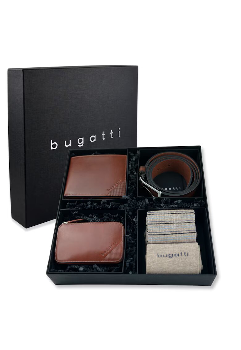 Bugatti Set Cadou Exclusivist Barbati – Signature Black - 44127160 - Maro cognac