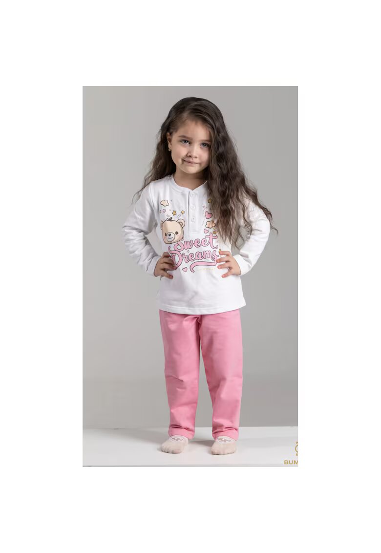 Bumbacel 100 COTTON Pijamale din bumbac cu imprimeu - pentru fete