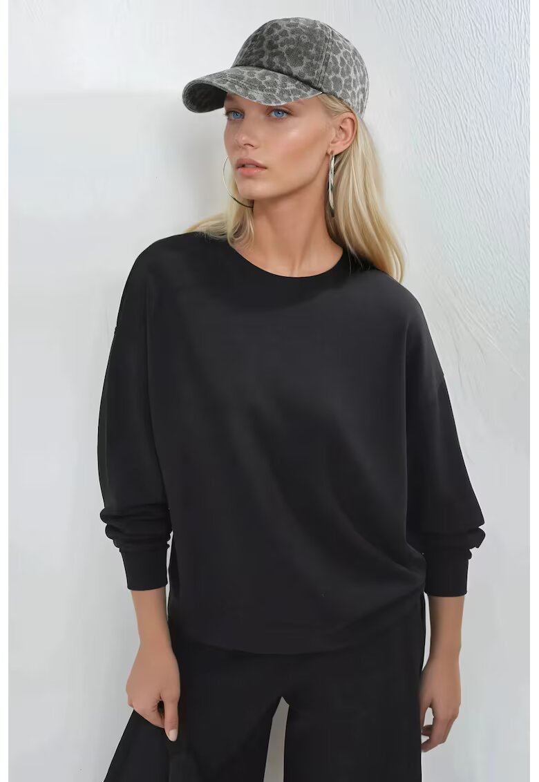 Busem Hanorac dama - Negru - Textil