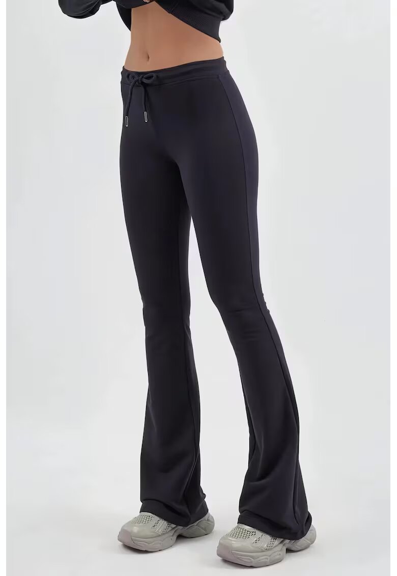 Busem Pantaloni dama - evazati - bleumarin - textil