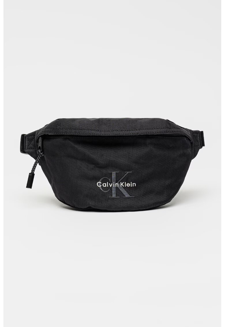 Calvin Klein Borseta cu logo brodat - Negru