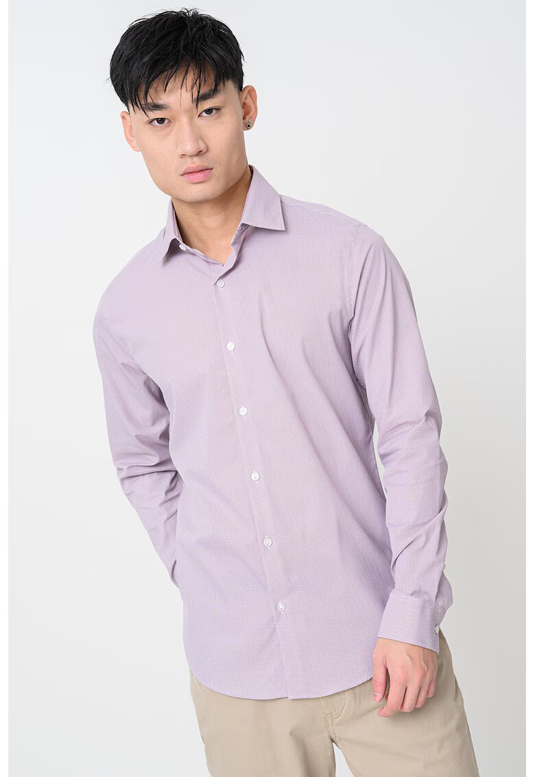 Calvin Klein Camasa regular-fit - Lila