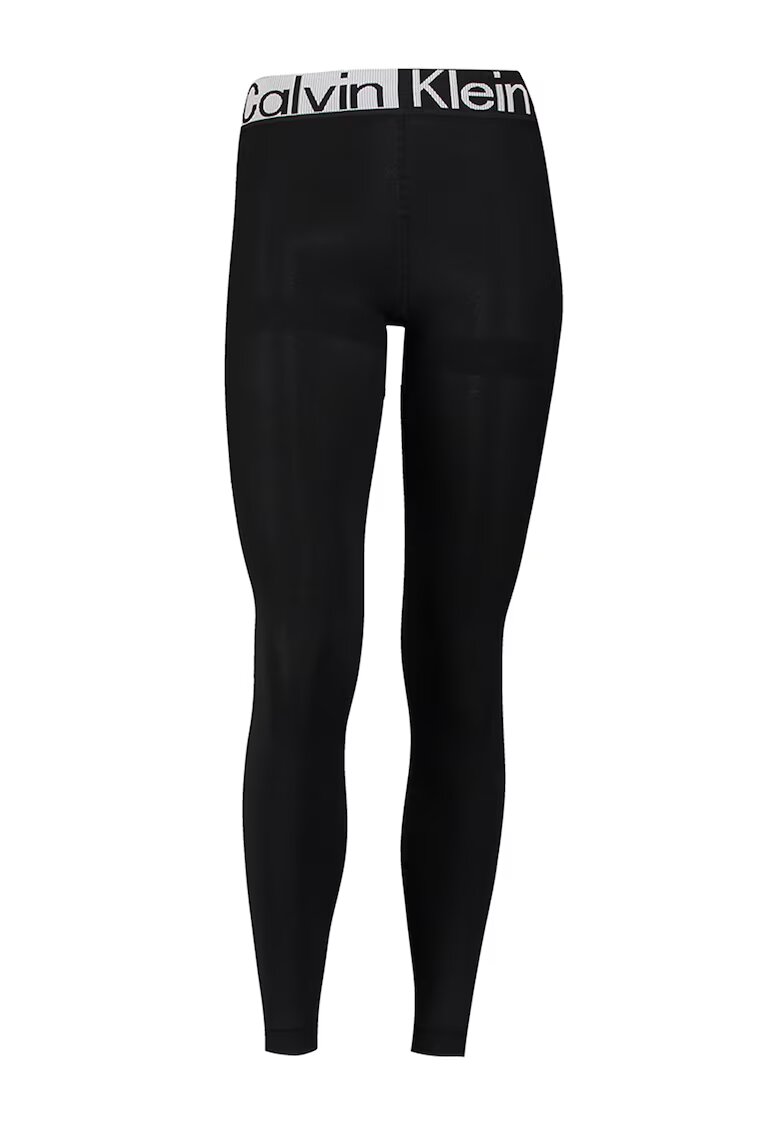 Calvin Klein Colanti cu banda cu imprimeu logo in talie - Negru