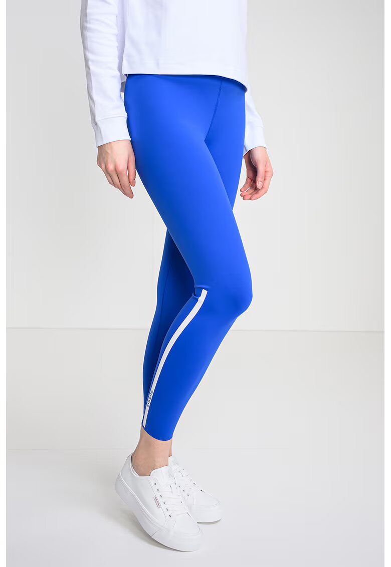 Calvin Klein Colanti cu talie inalta pentru fitness - Albastru royal