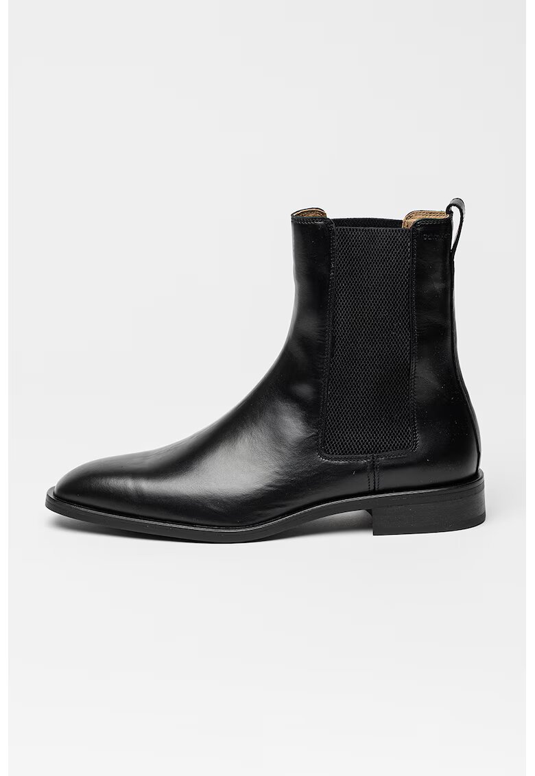 Calvin Klein Ghete Chelsea mid-high de piele Jodhpur - Negru