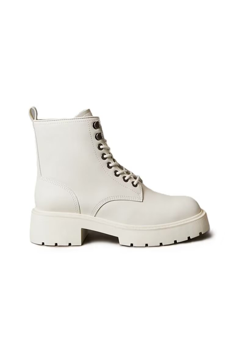 Calvin Klein Ghete CHUNKY LACE UP ZIP BOOT-YW0YW01999-YAJ