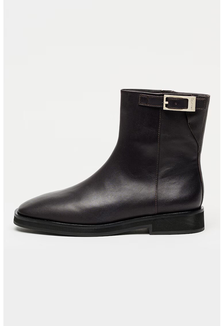 Calvin Klein Ghete de piele - Violet tyrian