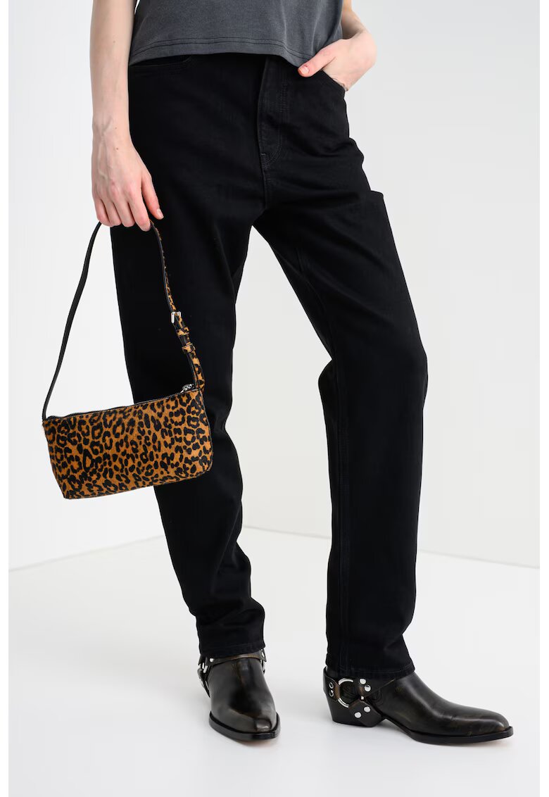 Calvin Klein Jeans Blugi conici - Negru