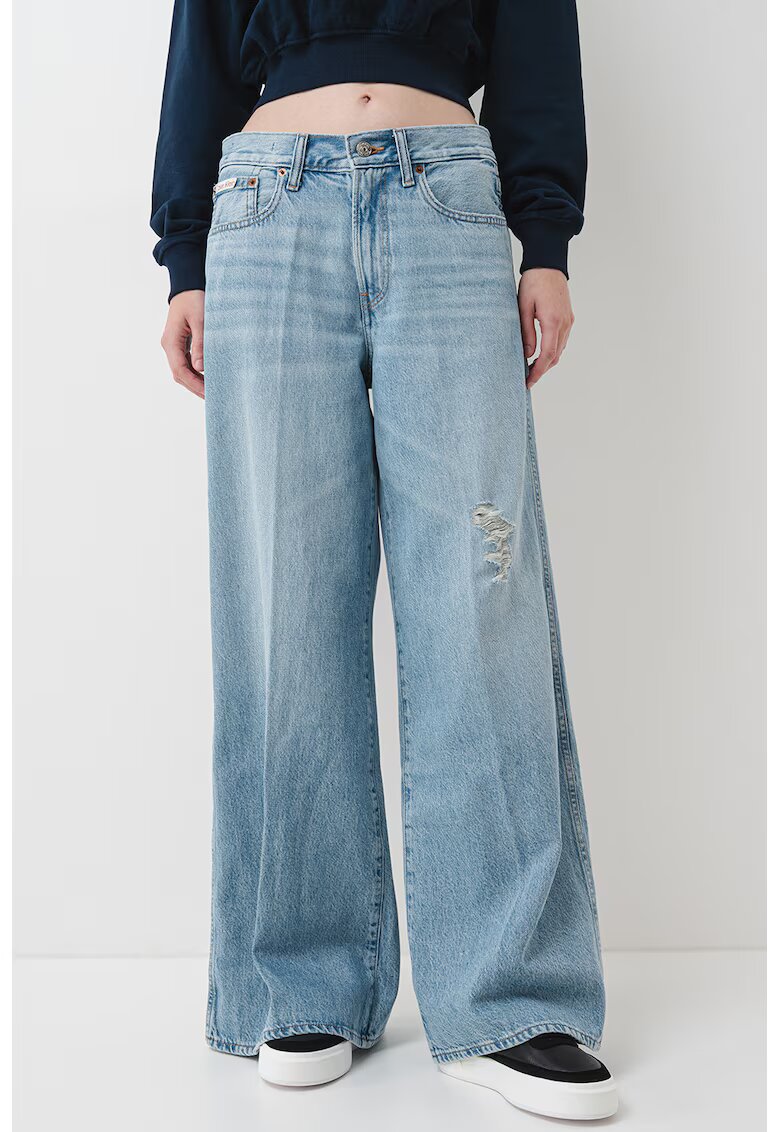 Calvin Klein Jeans Blugi cu croiala ampla Broadway - Albastru deschis