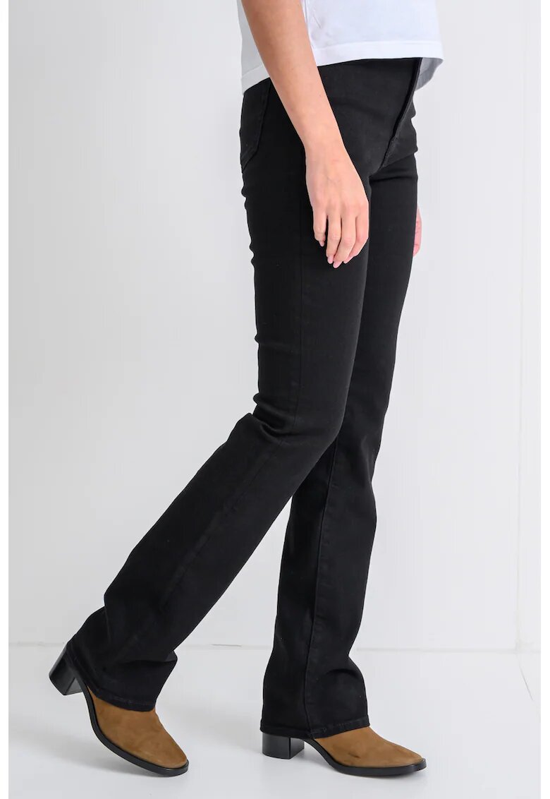 Calvin Klein Jeans Blugi cu croiala bootcut si talie inalta - Negru