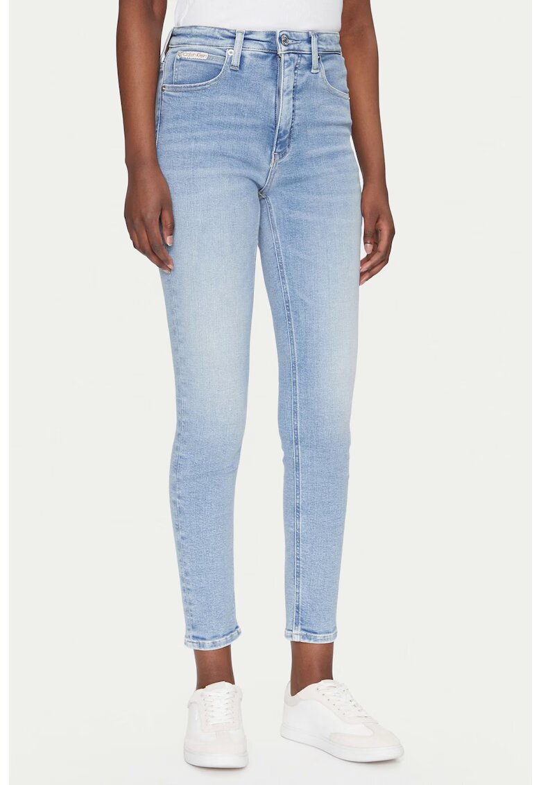 Calvin Klein Jeans Blugi dama J20J225141 Skinny Fit - Albastru