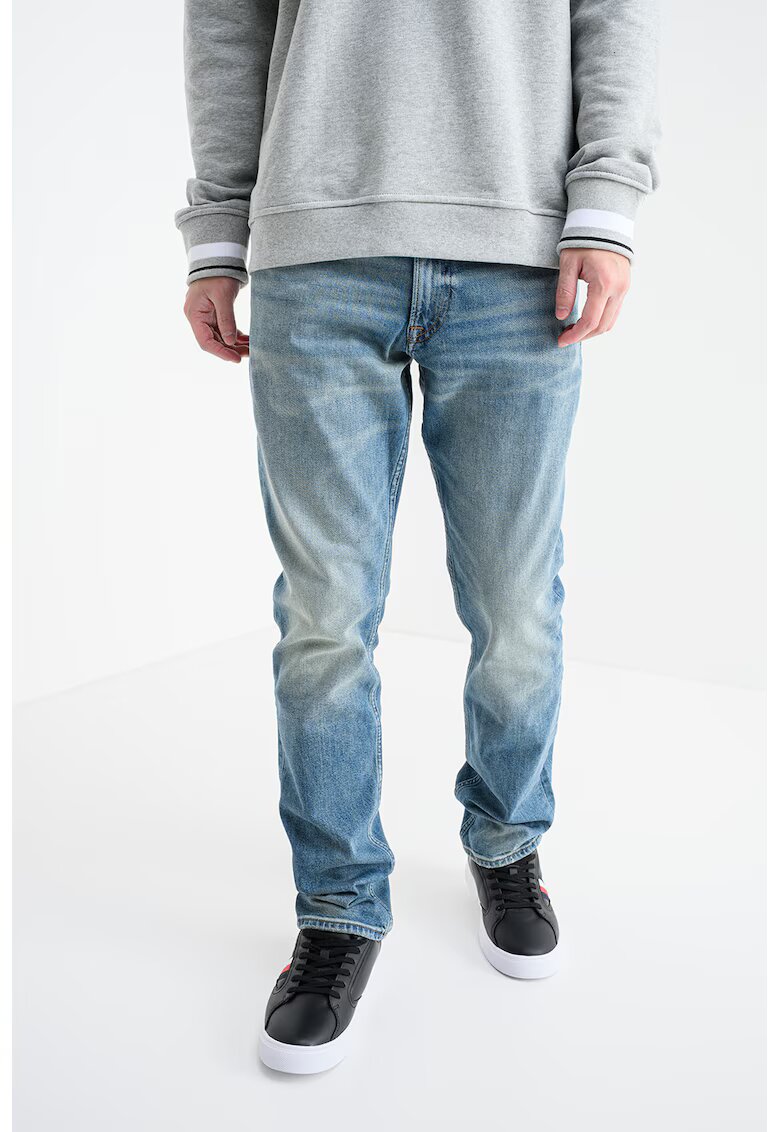 Calvin Klein Jeans Blugi slim fit cu talie medie - Albastru prafuit
