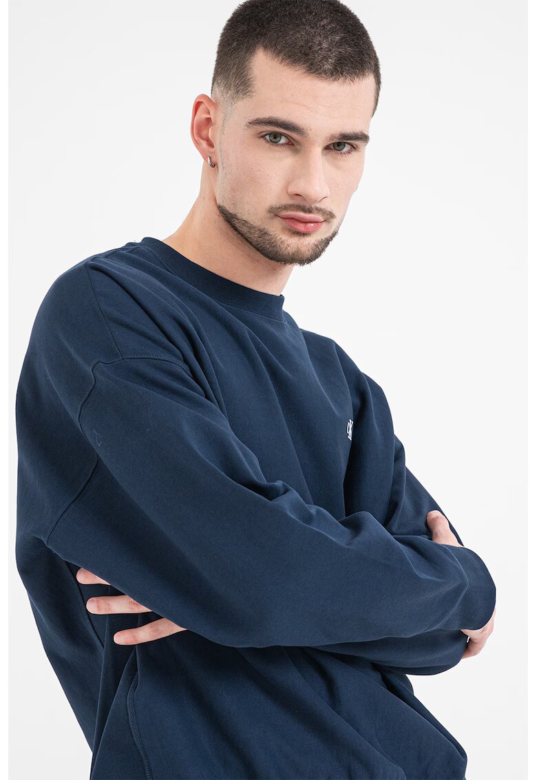Calvin Klein Jeans Bluza de trening din amestec de bumbac - Albastru ultramarin