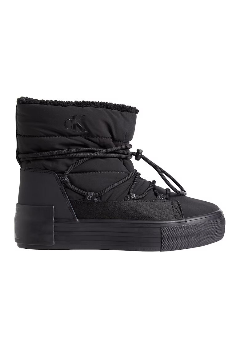 Calvin Klein Jeans Ghete cu captuseala de blana sintetica - fara inchidere - Negru