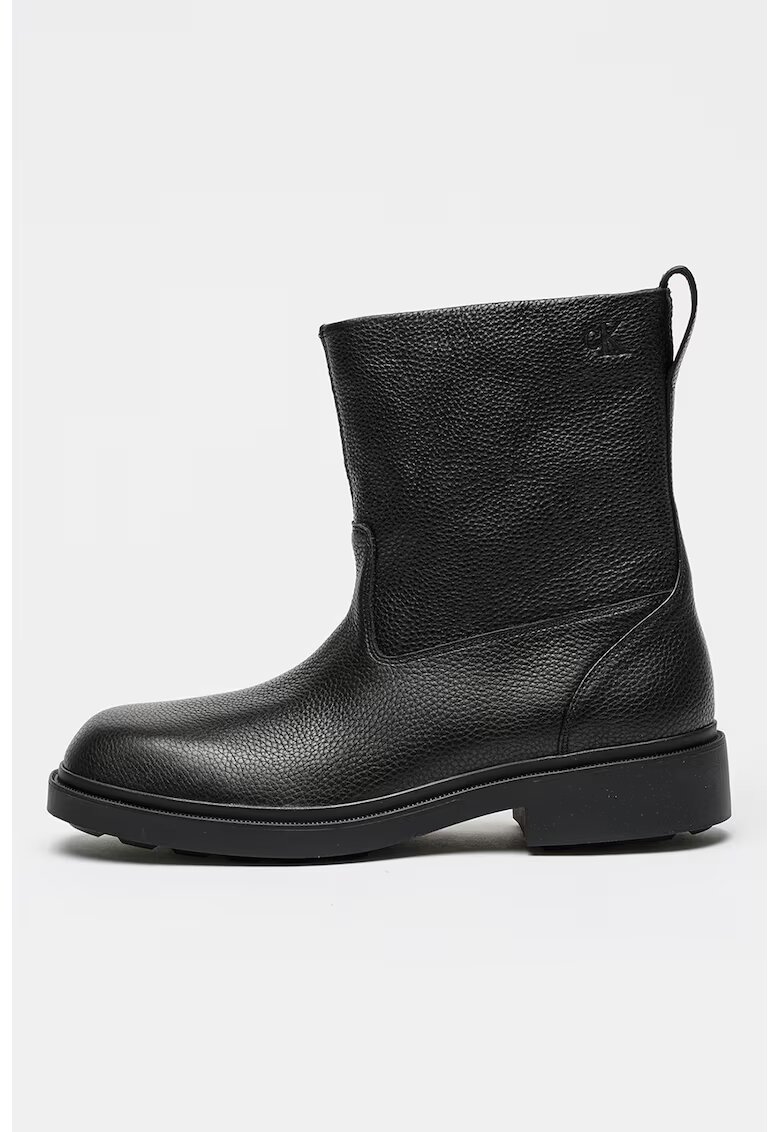 Calvin Klein Jeans Ghete din piele - Negru