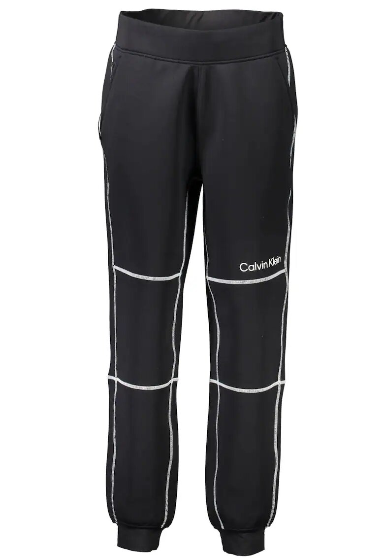 Calvin Klein Michael Kors - Pantaloni de trening cu garnituri contrastante - Negru