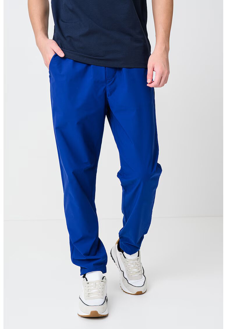 Calvin Klein Pantaloni de trening cu buzunare laterale si model uni - Albastru royal