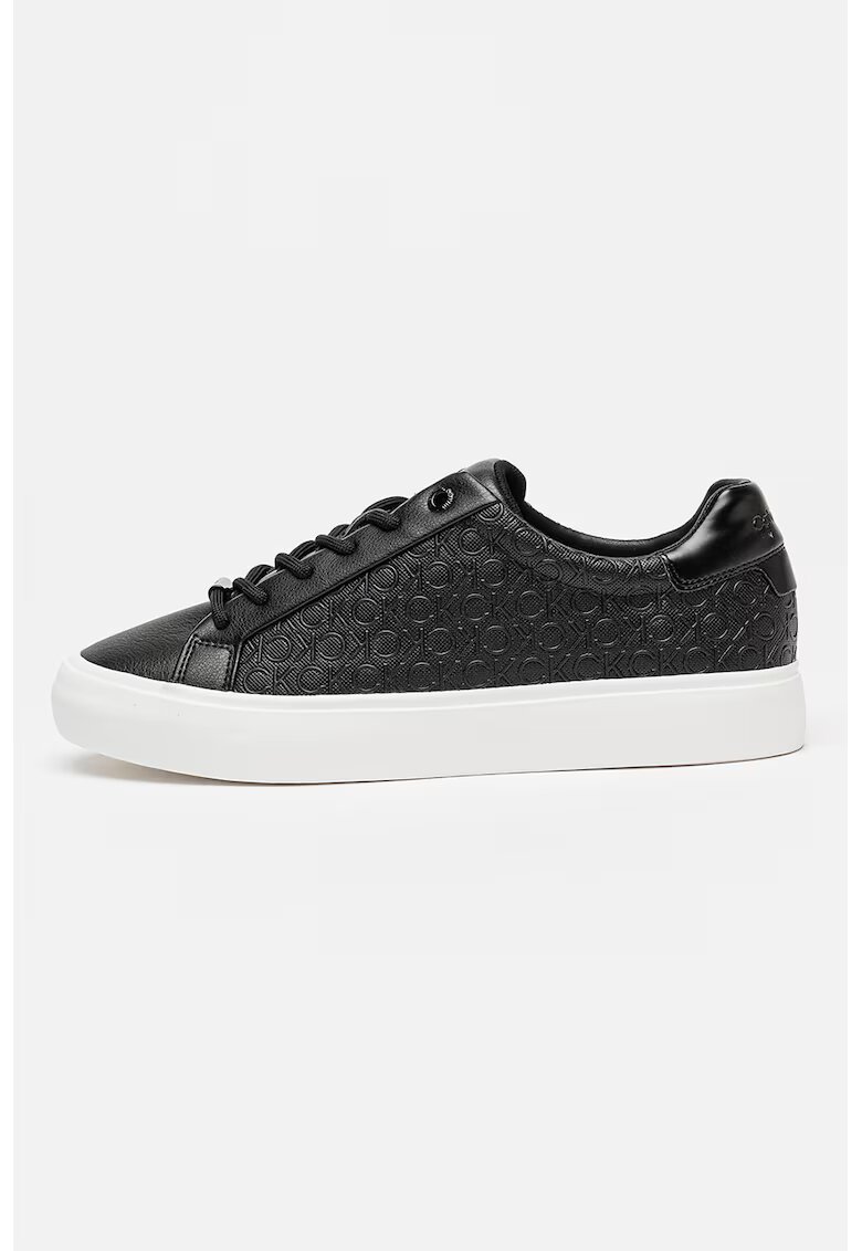 Calvin Klein Pantofi sport cu talpa flatform si logo - Negru