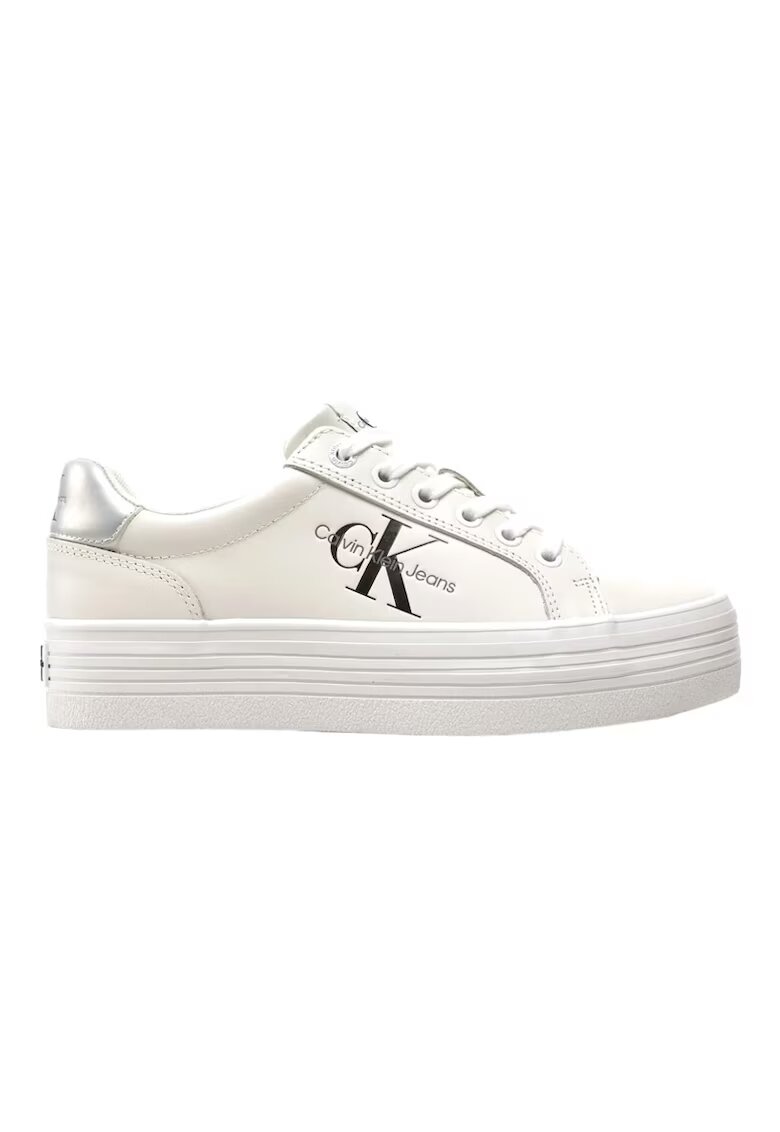 Calvin Klein Pantofi sport pentru Femei - vulc flatform laceuplth - YW0YW01474-0K9 - Alb - Alb