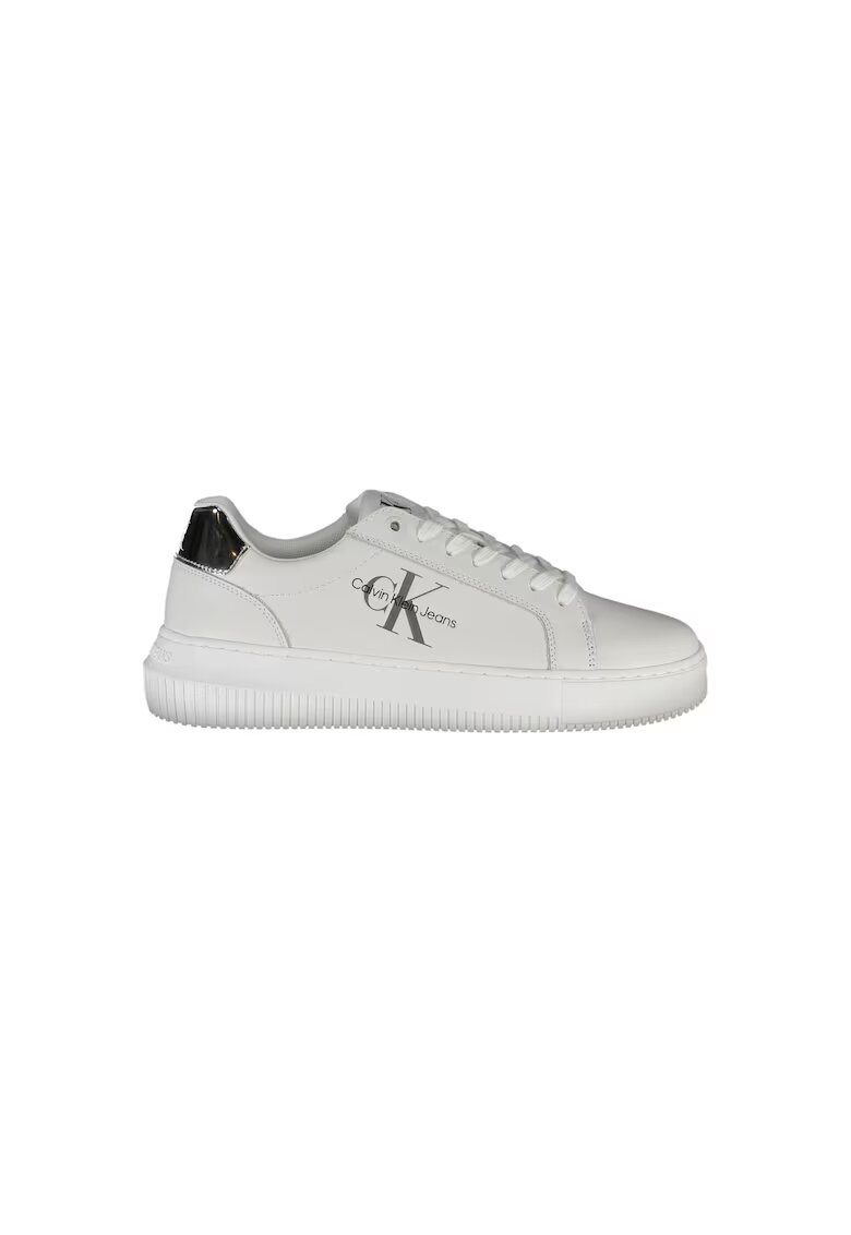 Calvin Klein Sneakers dama - 20% Poliester - 60% Piele naturala - 20% Poliuretan - Alb - 22783 - Alb