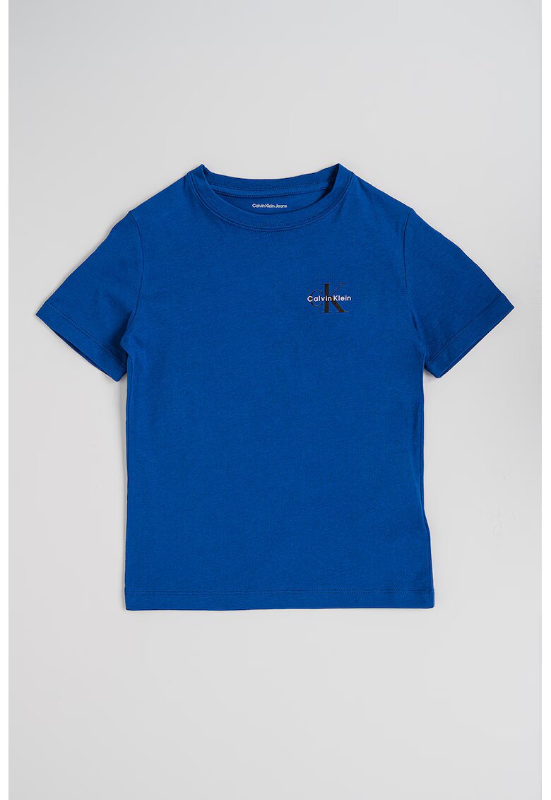 Calvin Klein Tricou regular fit de bumbac cu logo - Albastru royal