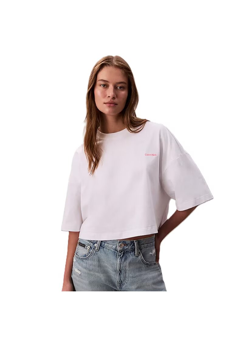 Calvin Klein Tricou SS HVY JERSEY FASHION CROP TEE-LV044C208G-YAA