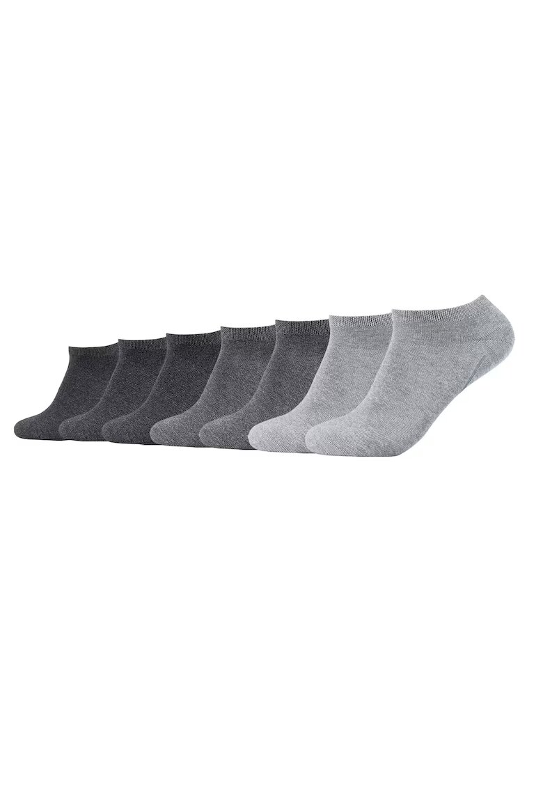Camano Set de sosete pana la glezna unisex - 7 perechi - Gri
