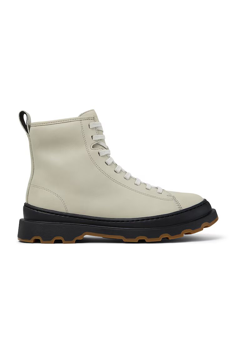 Camper Bocanci din piele Brutus+ - Alb fildes