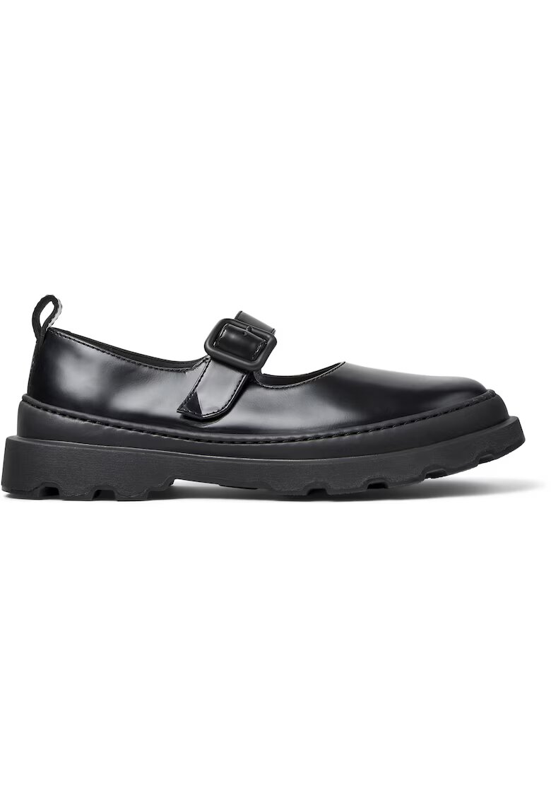Camper Pantofi Mary Jane din piele Brutus+ - Negru