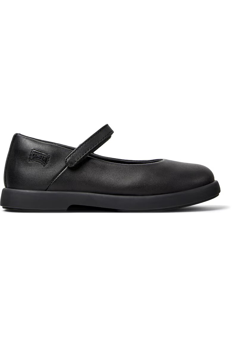 Camper Pantofi Mary Jane din piele Duet Twins 8507 - Negru stins