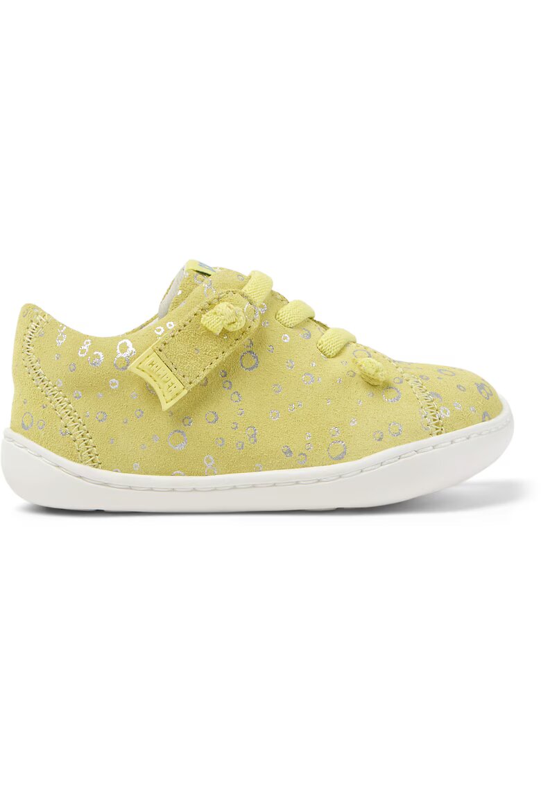 Camper Pantofi sport de piele intoarsa si piele Peu Cami - Galben
