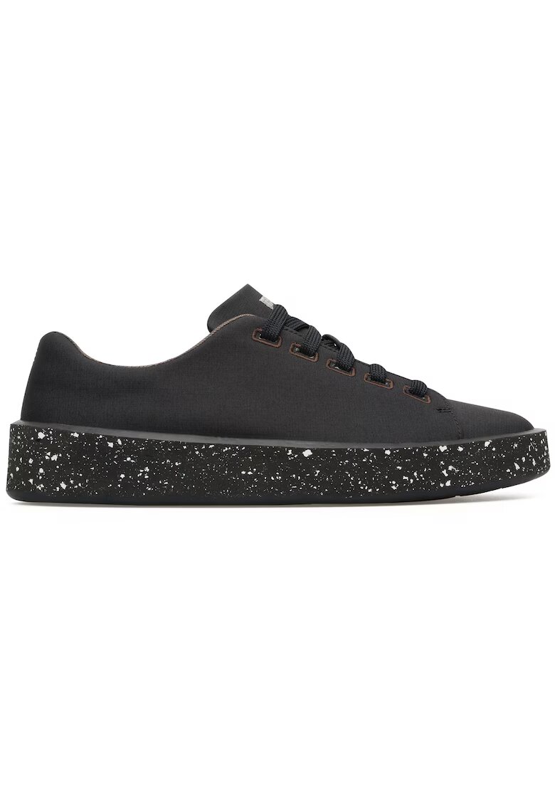 Camper Pantofi sport din material textil cu talpa contrastanta Courb - Negru