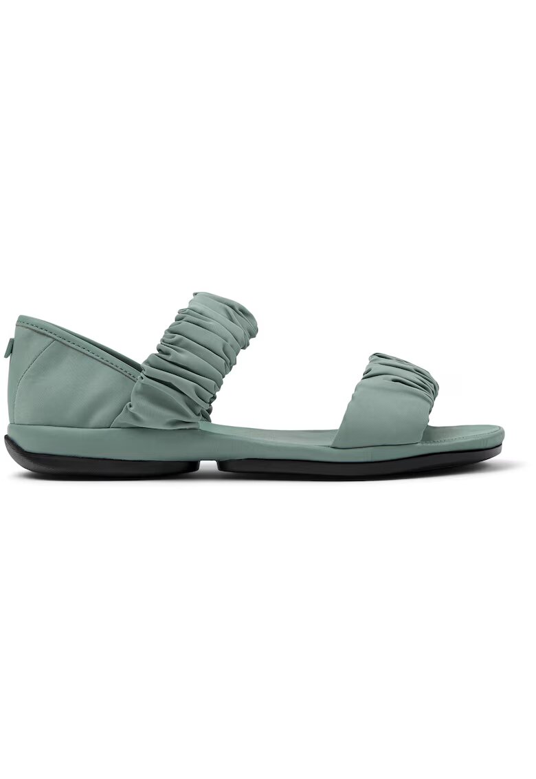 Camper Sandale cu talpa plata Right Nina - Verde pal