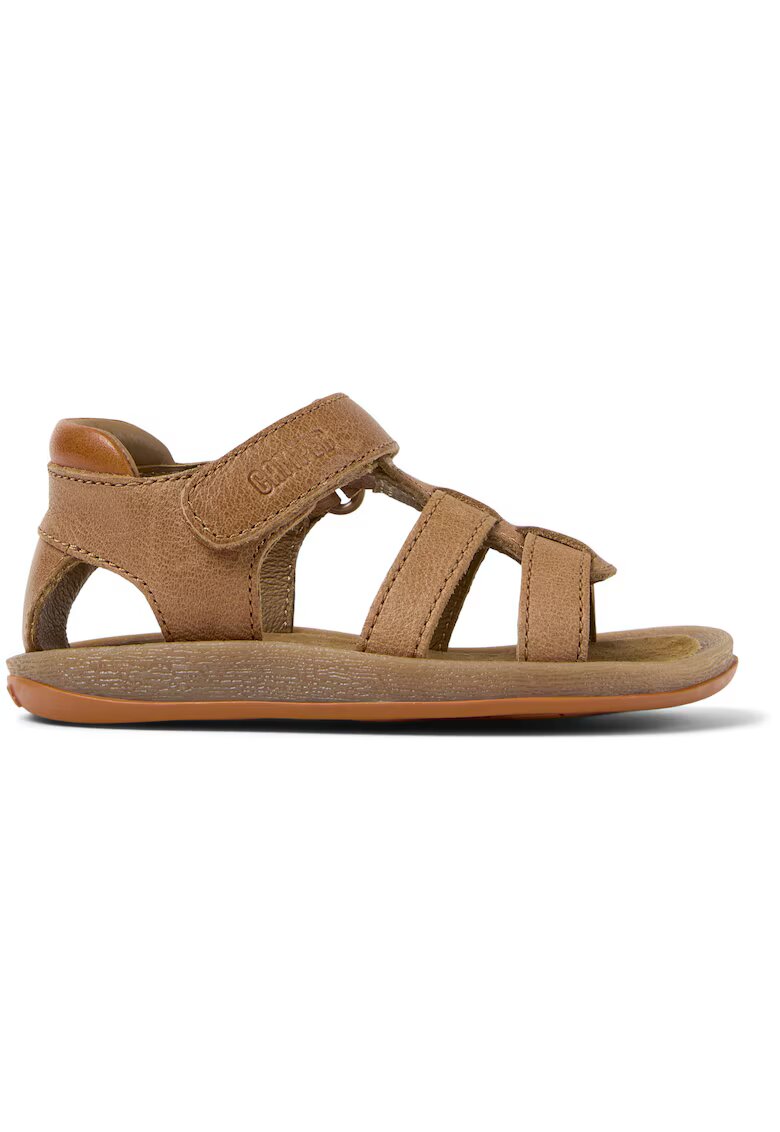 Camper Sandale de piele cu velcro Bicho Bicho - Maro